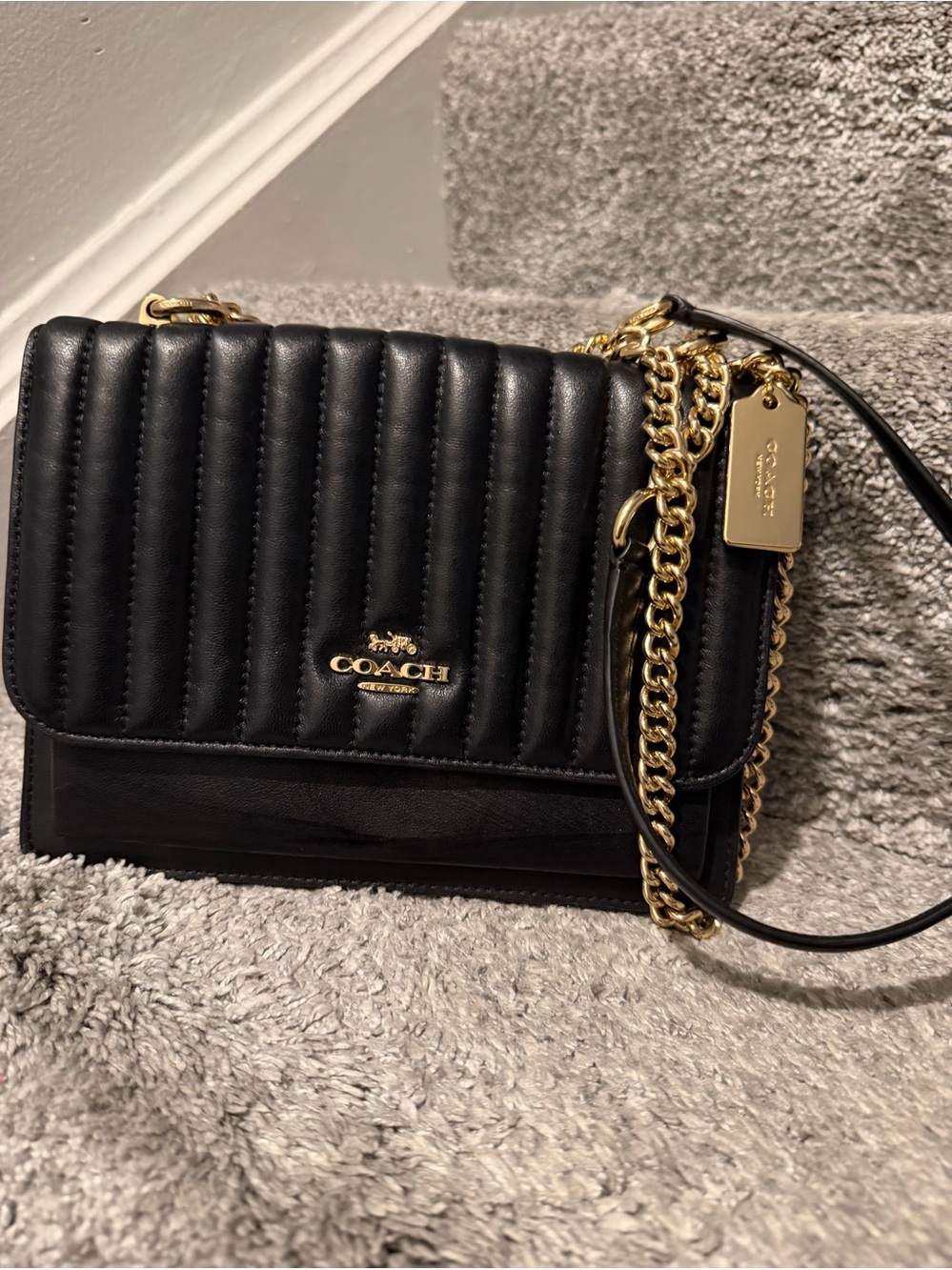 Coach Klare Crossbody with Linear Quilting